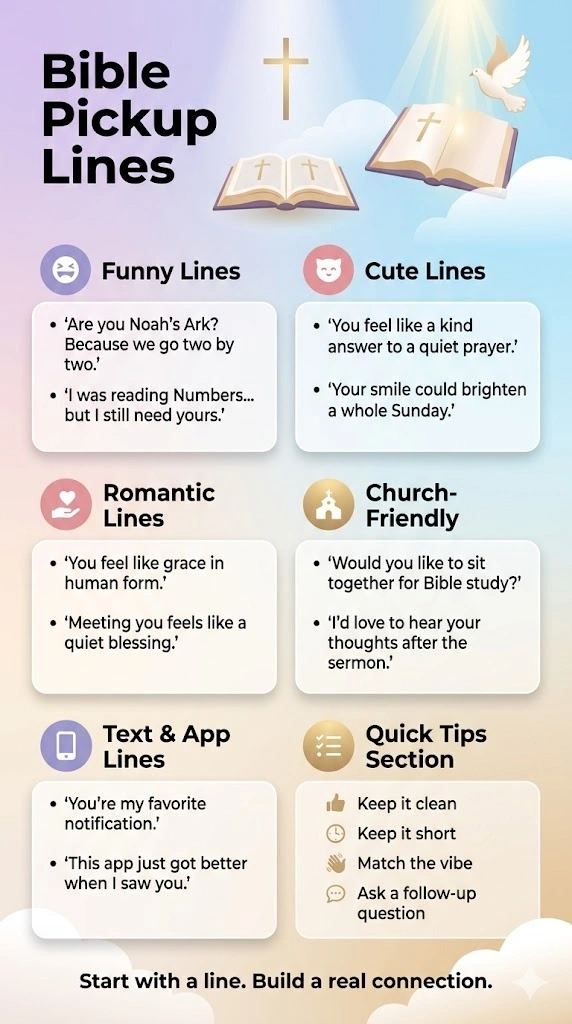 Bible Pickup Lines