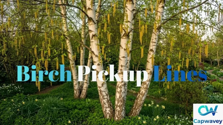 Birch Pickup Lines