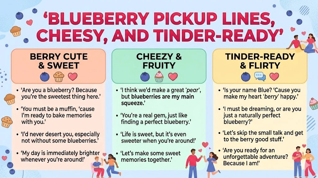 Blueberry Pickup Lines