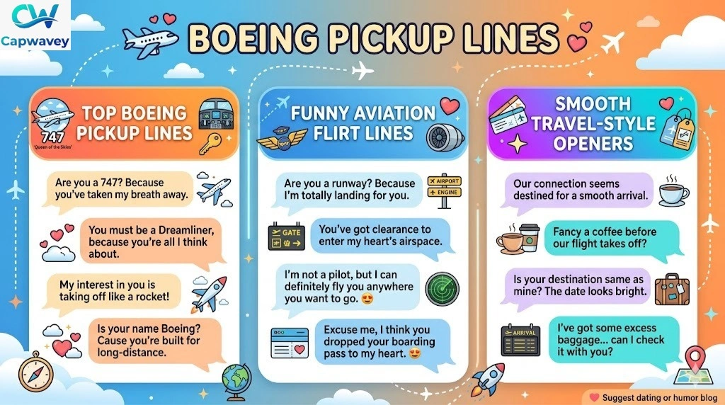 Boeing Pickup Lines
