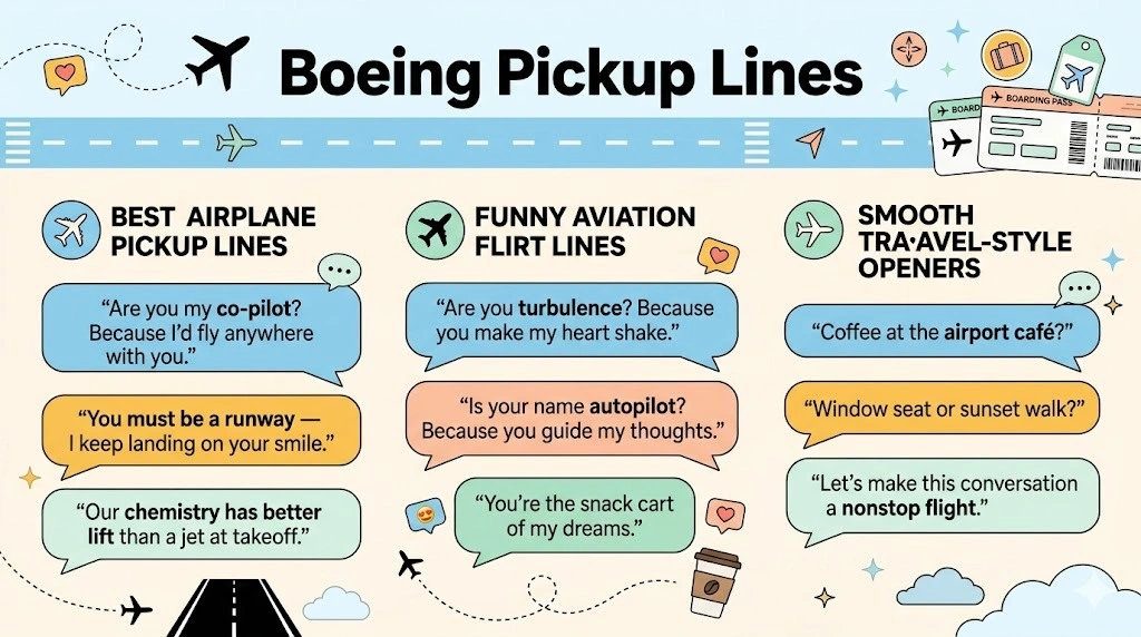 Boeing Pickup Lines