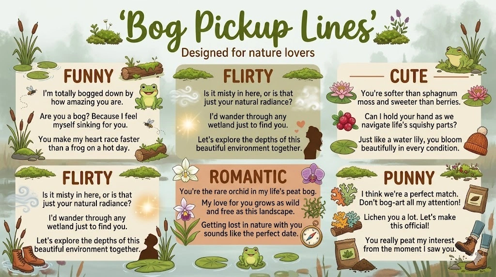 Bog Pickup Lines