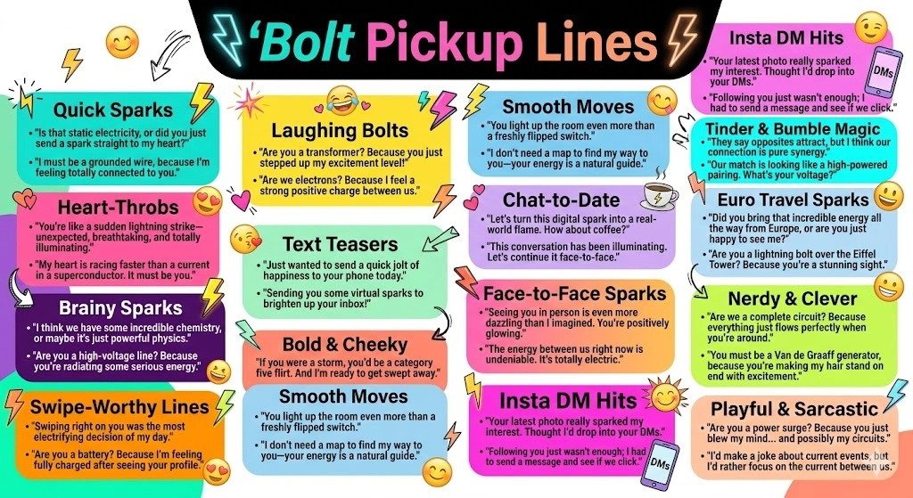 Bolt Pickup Lines