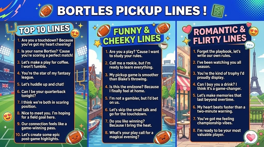 Bortles Pickup Lines
