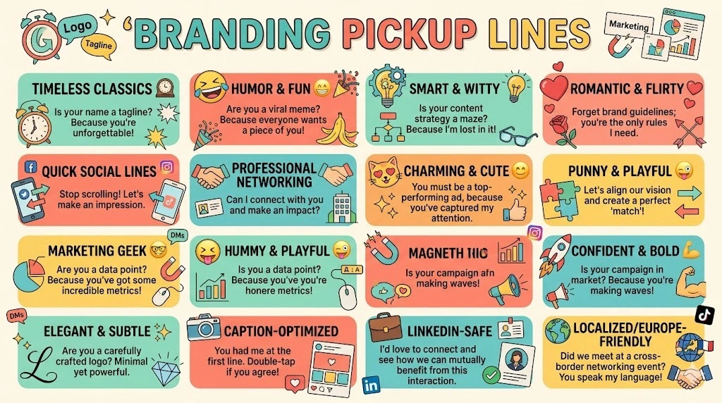 Branding Pickup Lines