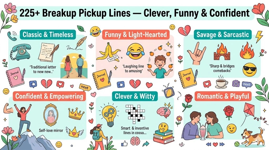 Breakup Pickup Lines