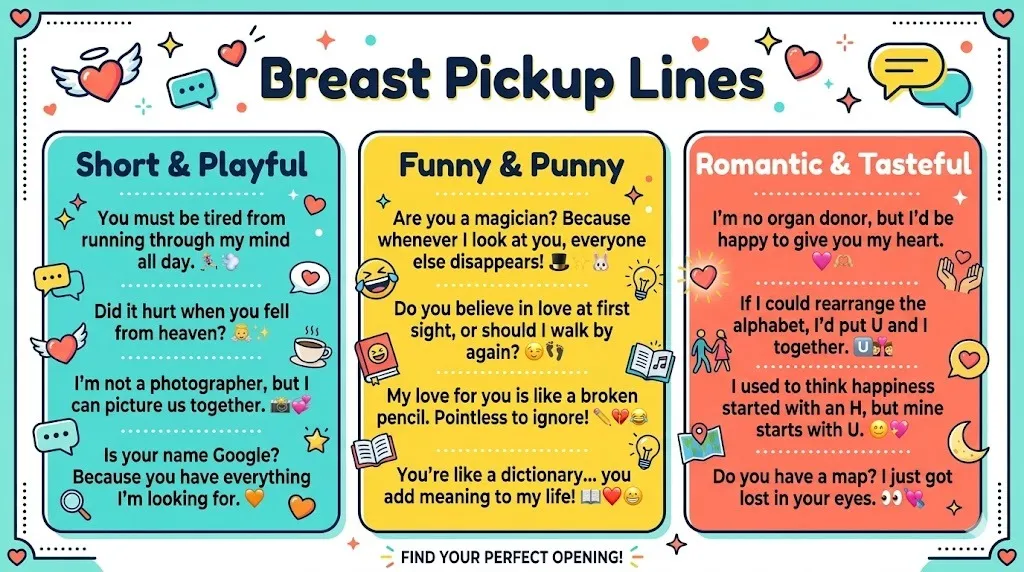 Breast Pickup Lines