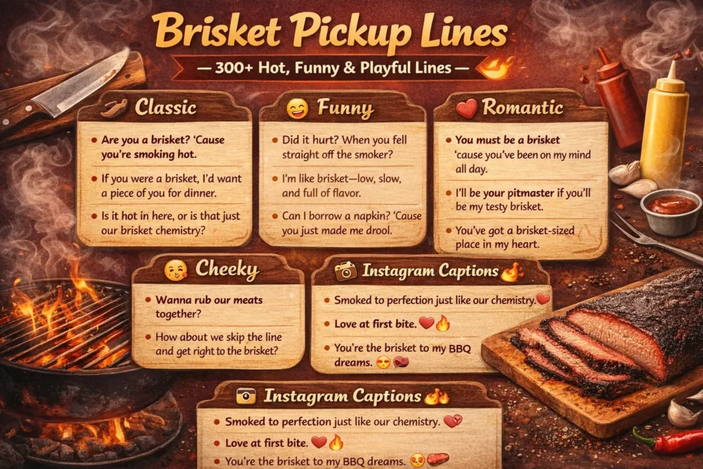 Brisket Pickup Lines