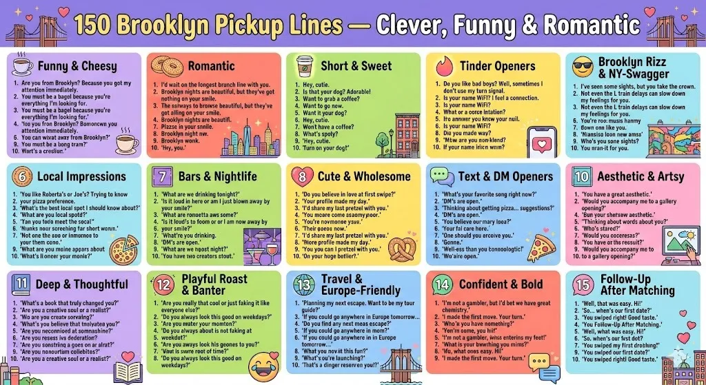 Brooklyn Pickup Lines