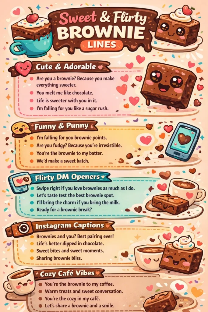 Brownie Pickup Lines