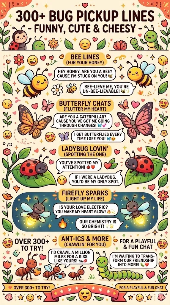 Bug Pickup Lines