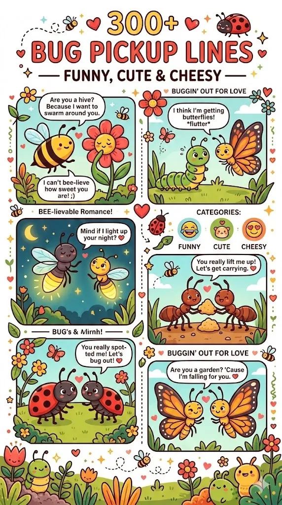 Bug Pickup Lines