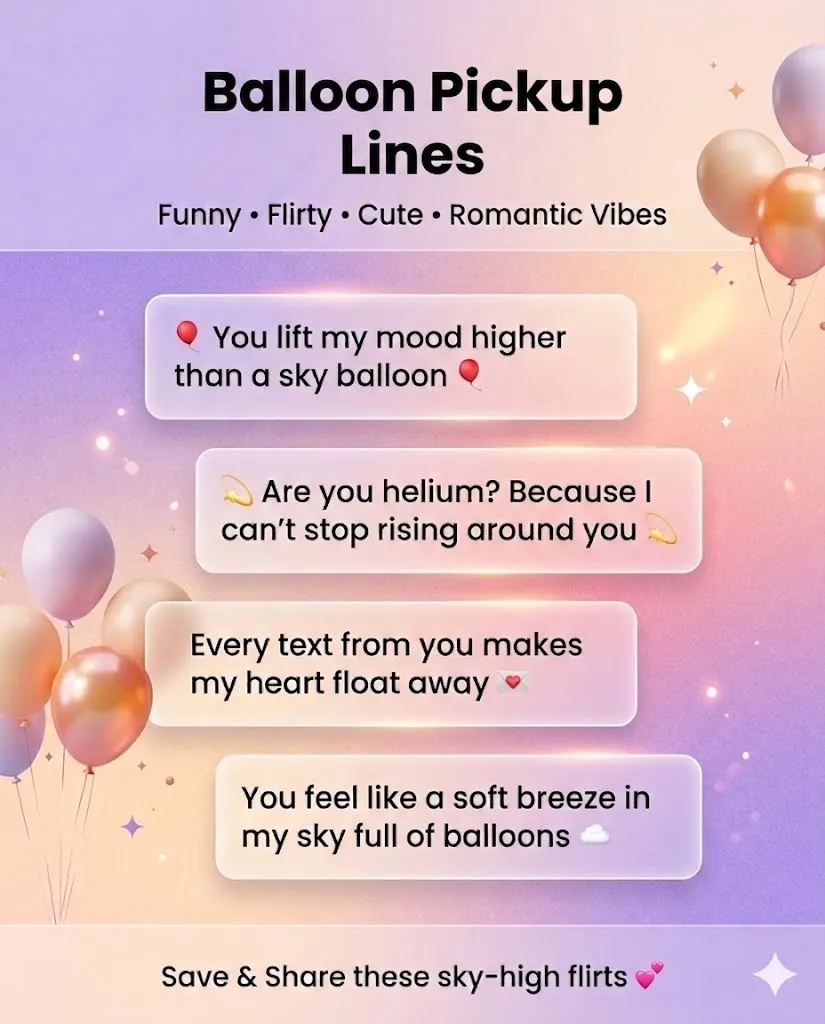 Balloon Pickup Lines