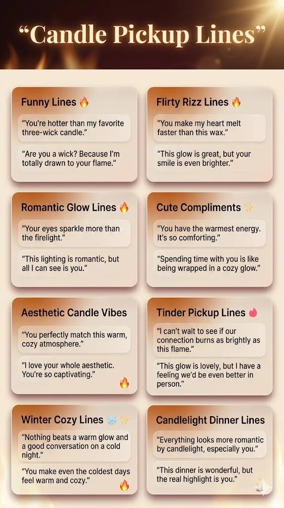 Candle Pickup Lines