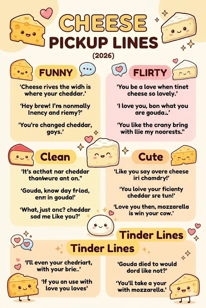 Cheese Pickup Lines