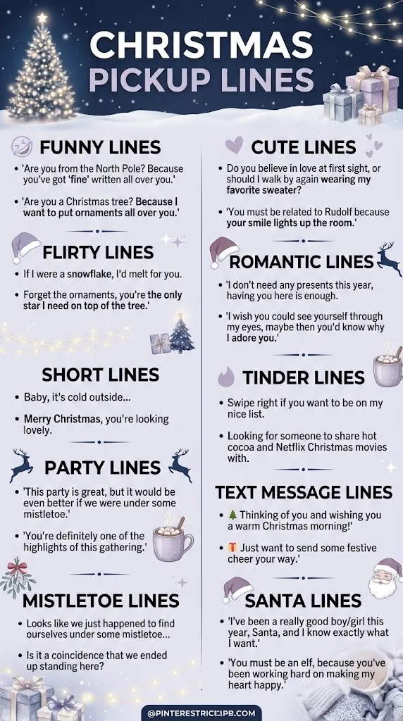 Christmas Pickup Lines