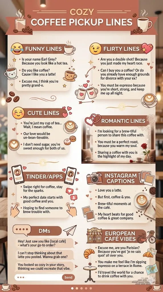 Coffee Pickup Lines