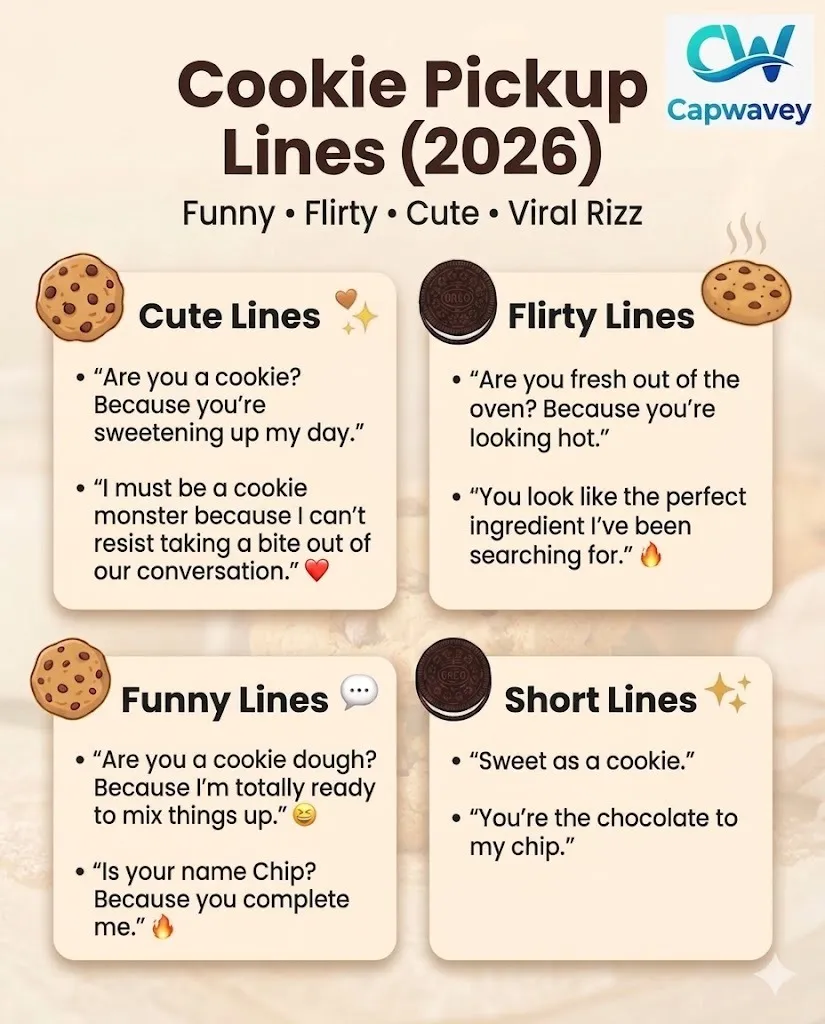 Cookie Pickup Lines