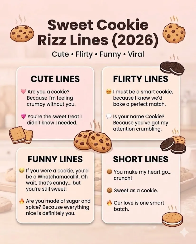 Cookie Pickup Lines