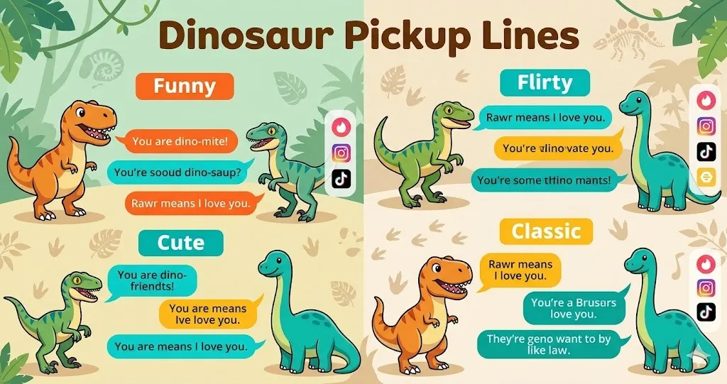 Dinosaur Pickup Lines
