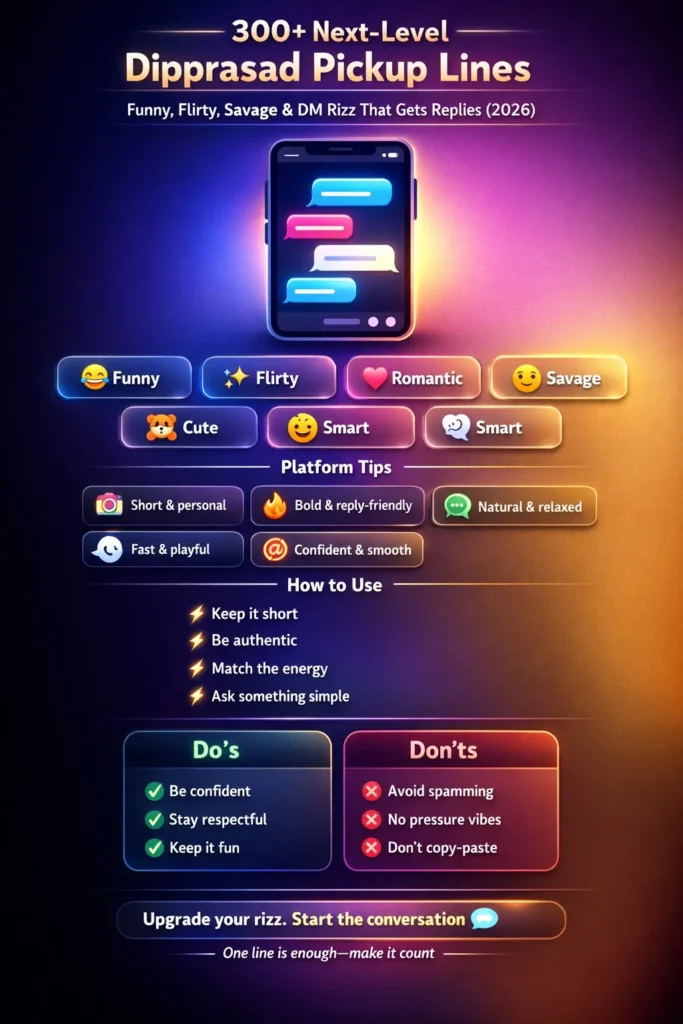 Dipprasad Pickup Lines