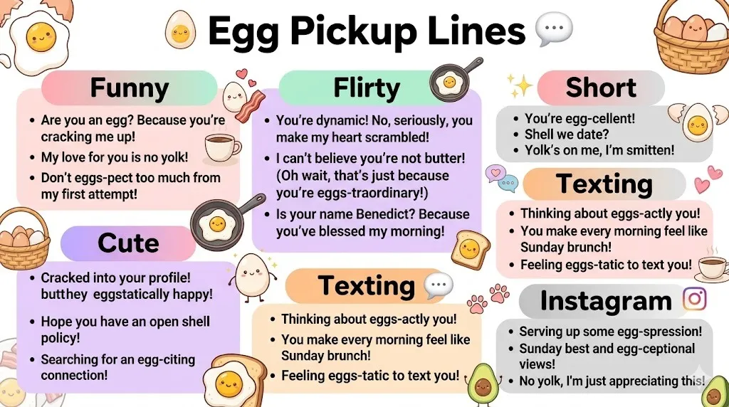 Egg Pickup Lines