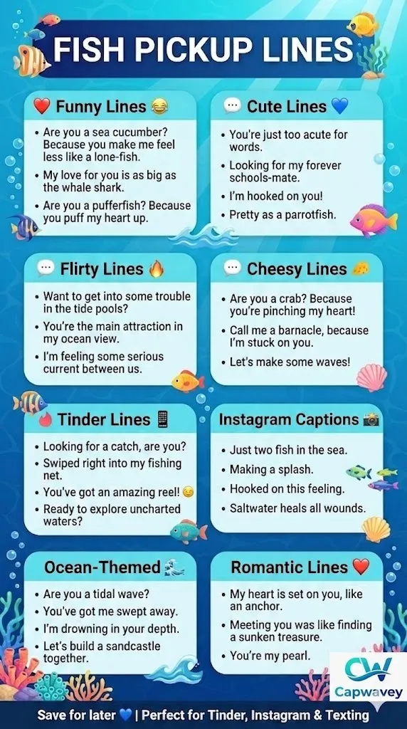 Fish Pickup Lines