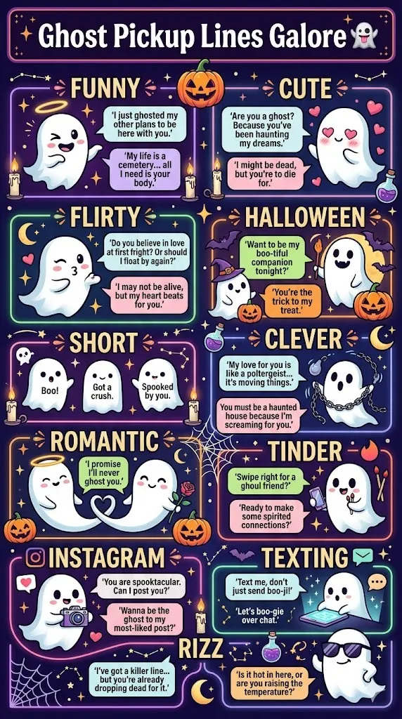 Ghost Pickup Lines