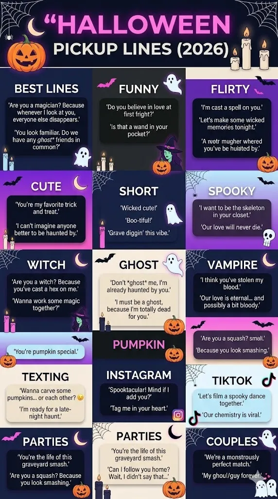 Halloween Pickup Lines