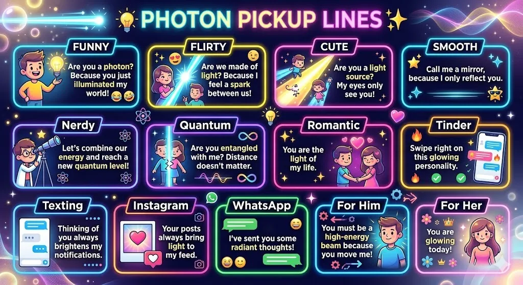 Photon Pickup Lines