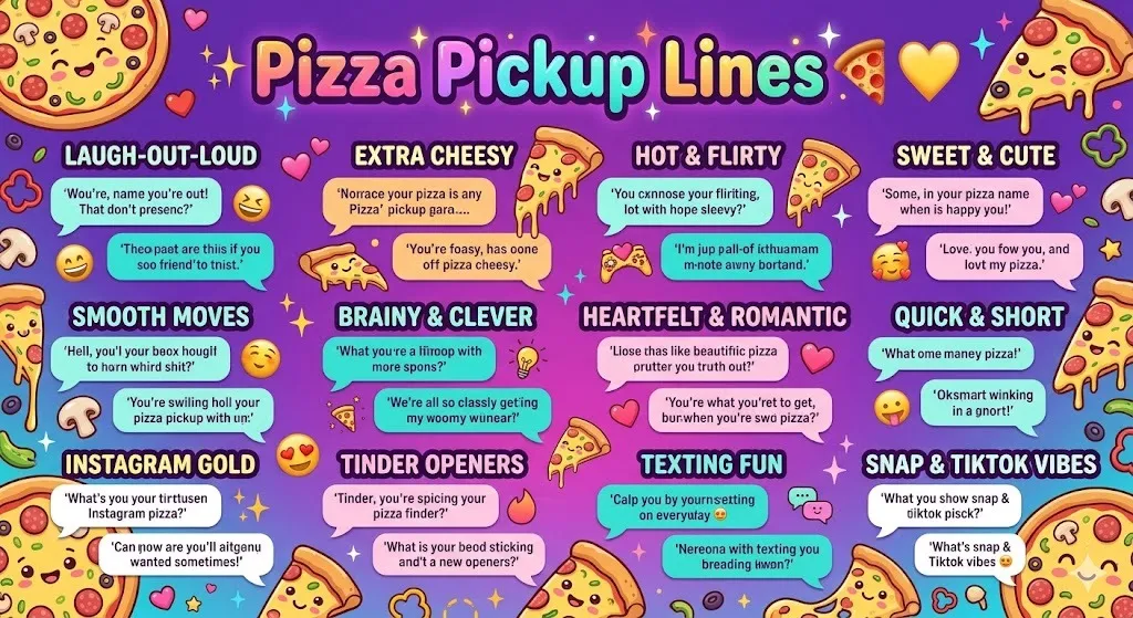Pizza Pickup Lines