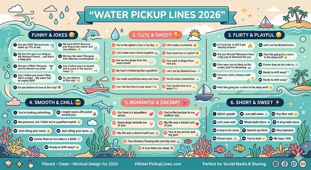 Water Pickup Lines
