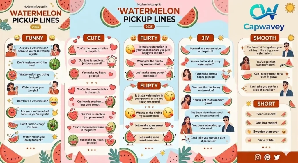 Watermelon Pickup Lines