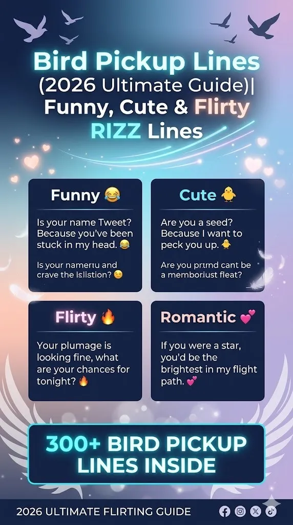 Bird Pickup Lines