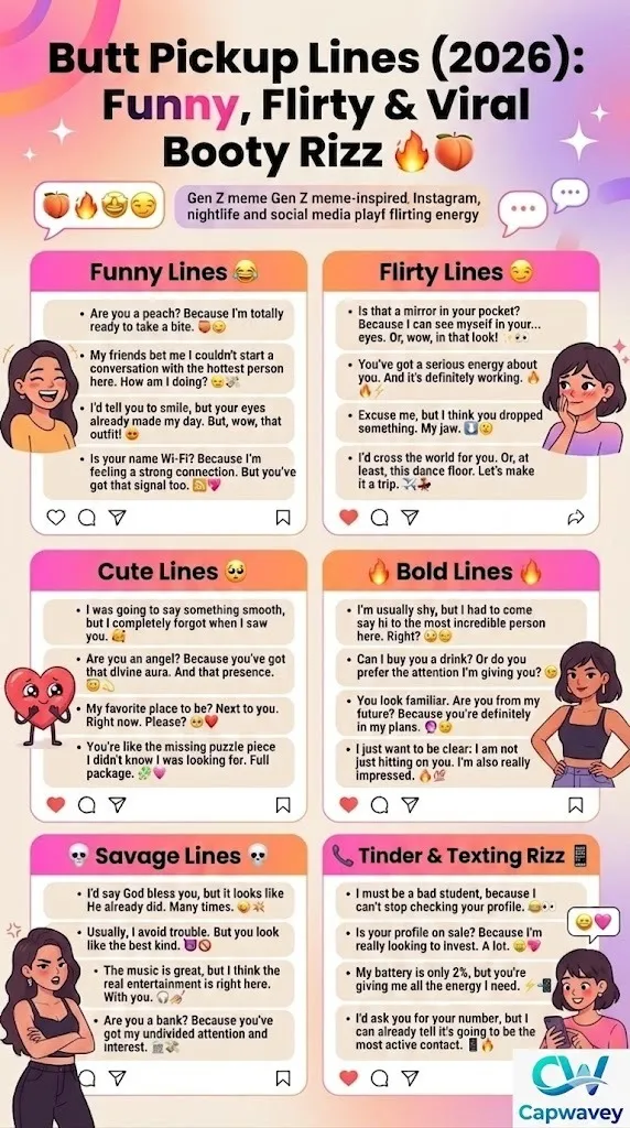 Butt Pickup Lines
