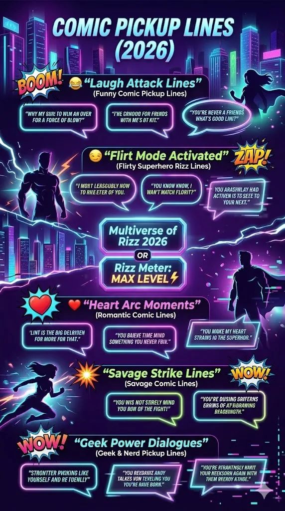 Comic Pickup Lines