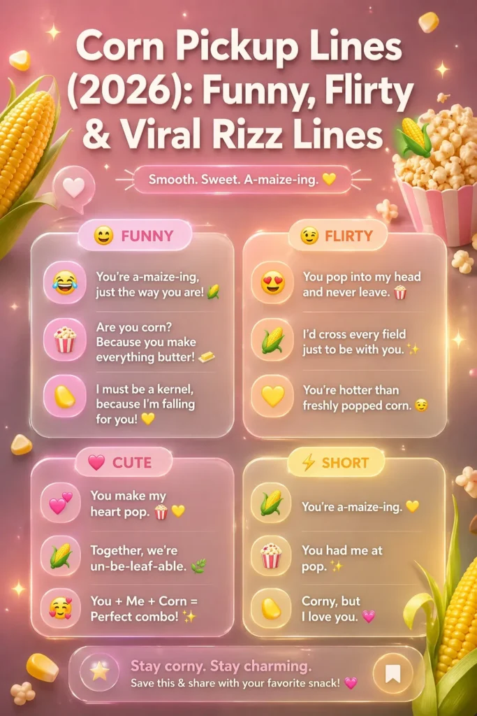 Corn Pickup Lines