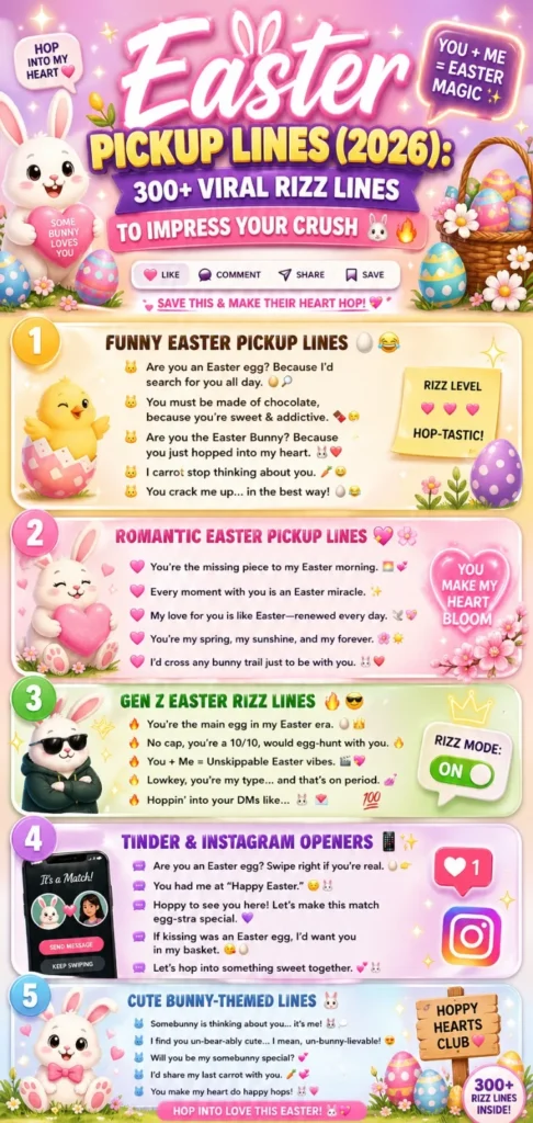 Easter Pickup Lines