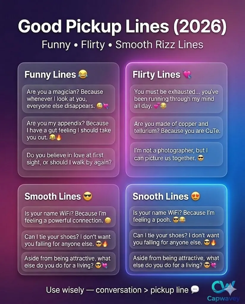 Good Pickup Lines