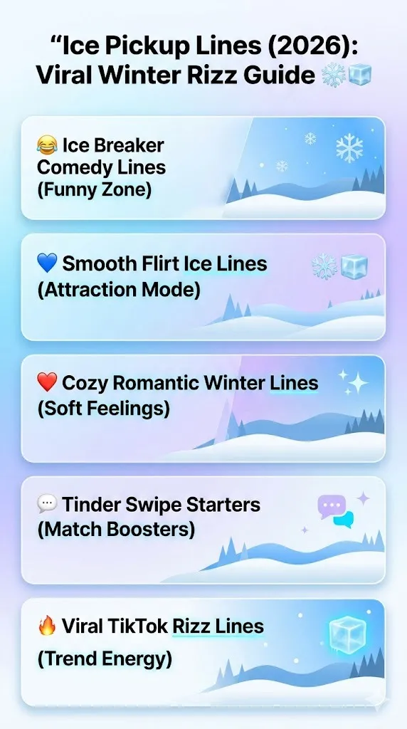 Ice Pickup Lines
