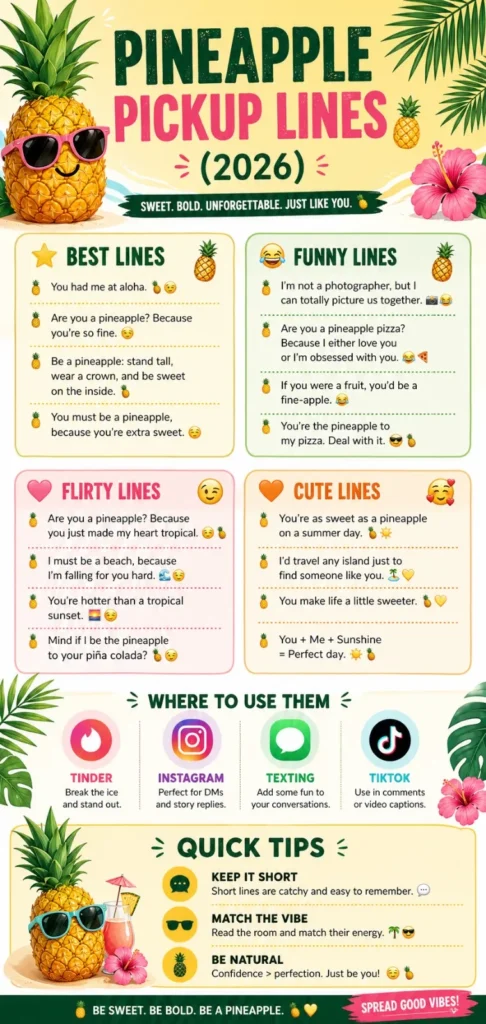 Pineapple Pickup Lines