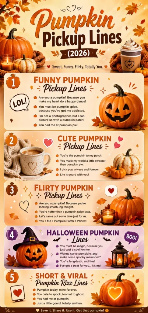 Pumpkin Pickup Lines