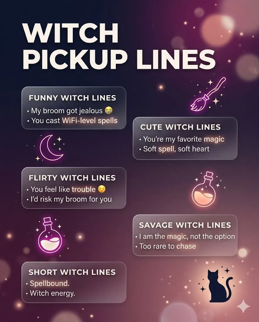 Witch Pickup Lines