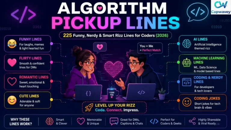 Algorithm Pickup Lines