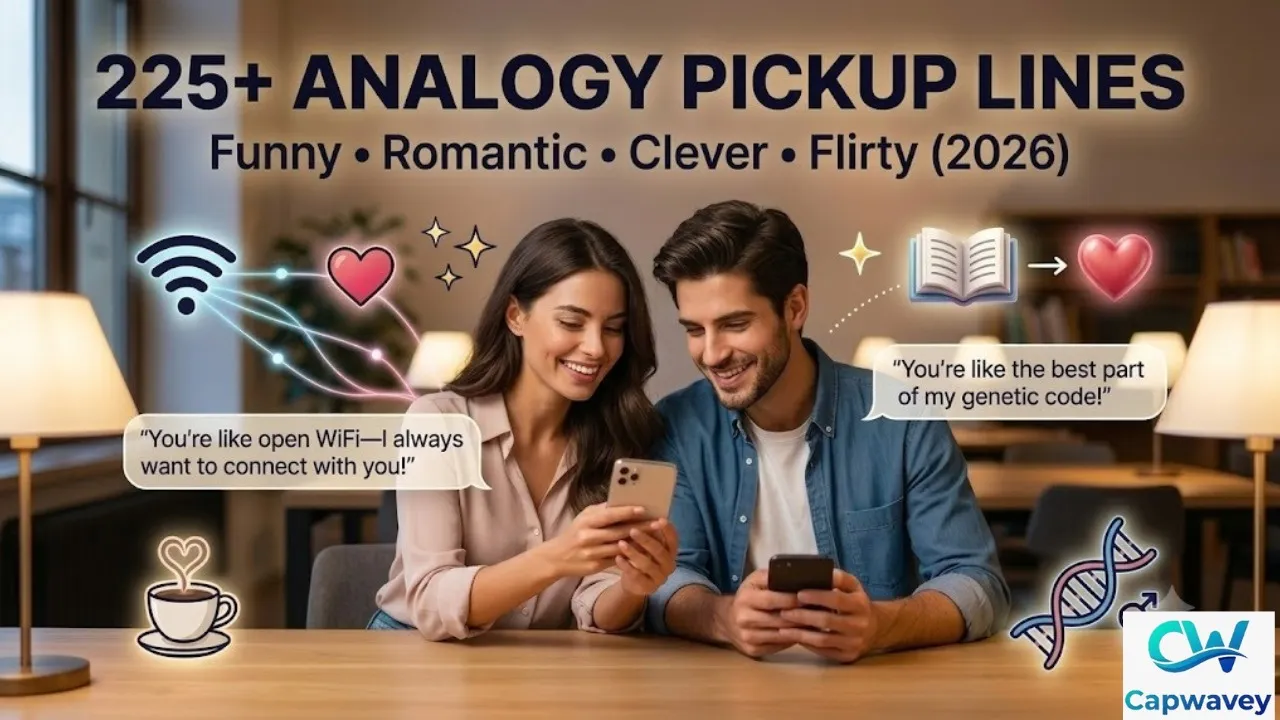 Analogy Pickup Lines