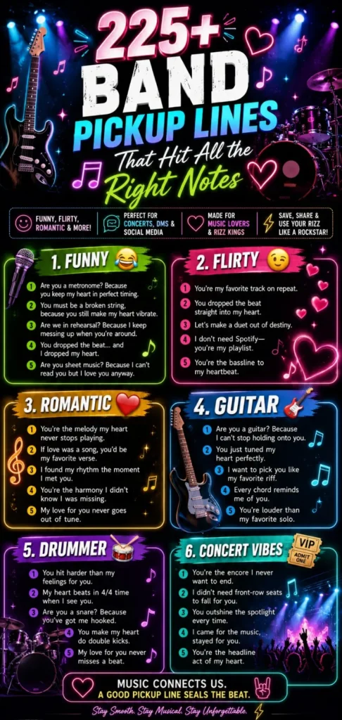 Band Pickup Lines