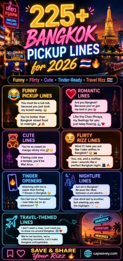 Bangkok Pickup Lines