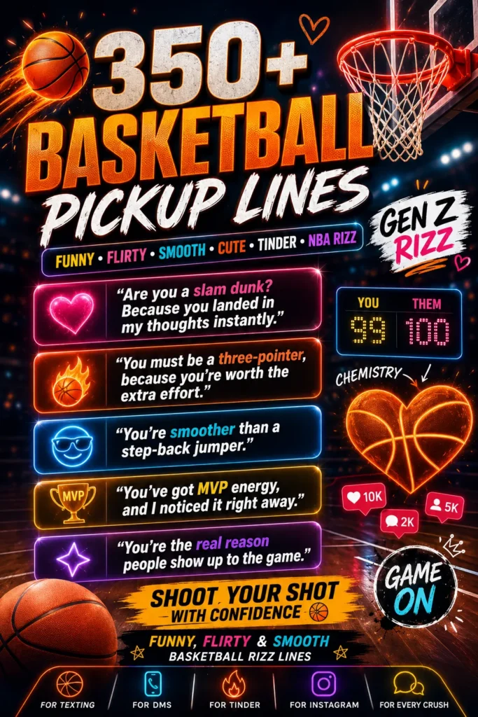 Basketball Pickup Lines