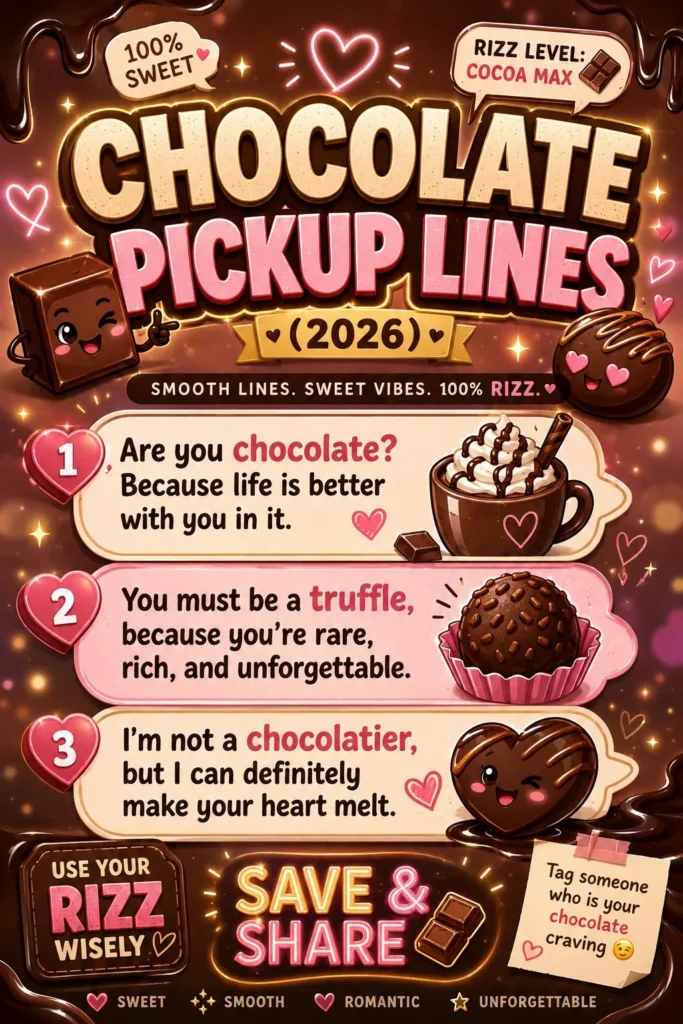 Chocolate Pickup Lines
