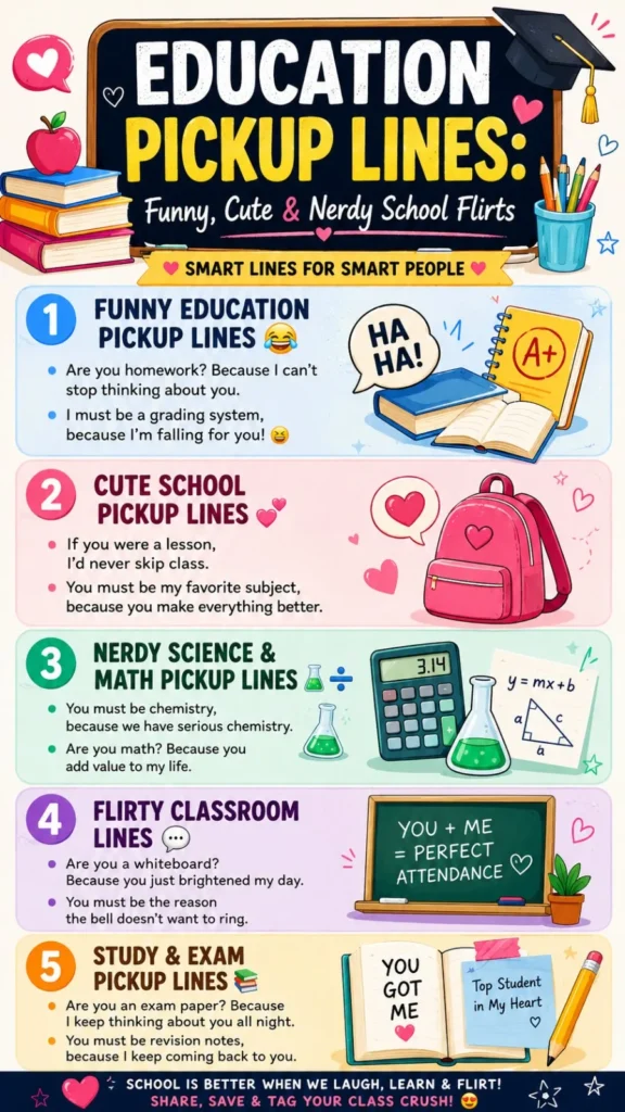 Education Pickup Lines
